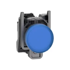 Piloto luminoso metalico led componible azul 380vca