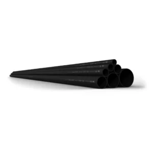 Caño Rígido Semipesado – PVC doblado en frío – 3m de largo – Negro Negro