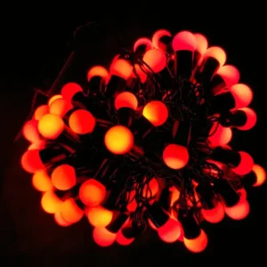 Guirnalda LED Bulbo Rojo – 10,5M – 100 LEDs