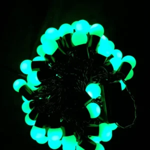 Guirnalda LED Bulbo Verde – 10,5M – 100 LEDs