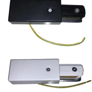 Conector para Rieles de 2 Cables – Negro