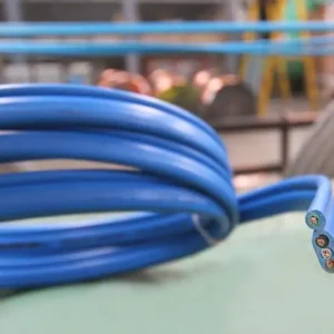 Cable Bomba Sumergible 4X2.50 TREF Azul p/metro