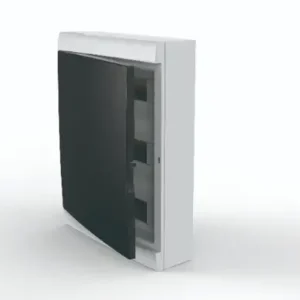 Caja Q Energy sobreponer 36 polos marco blanco y pta fume